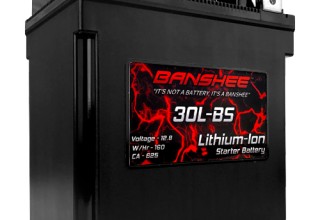 Banshee Lithium Ion Motorcycle Battery