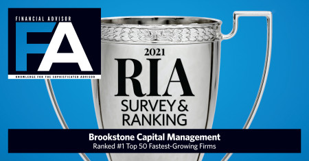 Brookstone Capital Management 2021 FA #1 Fastest-Growing RIA