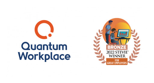 Quantum Workplace Honored as Bronze Stevie® Award Winner in 2022 Stevie Awards for Great Employers