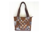 The Dianne Tote in chestnut brown