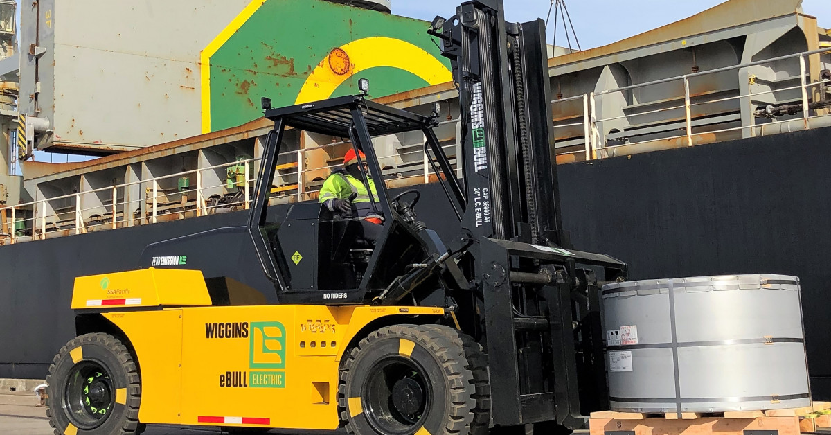 First and Largest Fleet of HighCapacity ZeroEmission Forklifts Now in