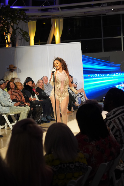 Lina Nails First Music Performance Ever at the Midwest Fashion Show