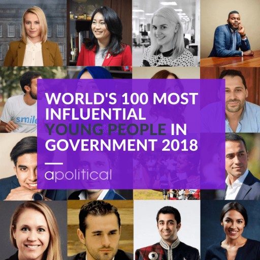 Apolitical Announces World's 100 Most Influential Young People in Government for 2018