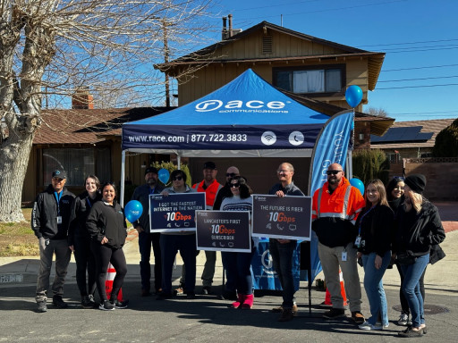 Race Communications Launches Multi Gig Fiber Internet in Lancaster California