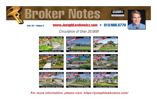 Joseph Lewkowicz Reveals the Latest Report in Real Estate With His Exclusive Newsletter