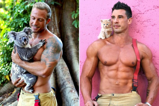 People.com | These Calendars Starring Shirtless Firefighters and Sweet Animals Will Keep You Warm All Winter