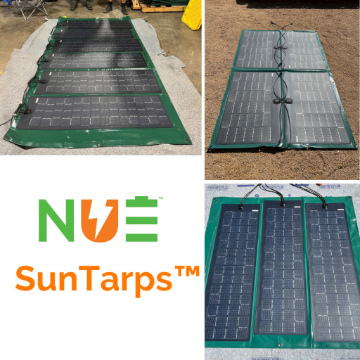 New Use Energy Solutions Launches SunTarp™ Line of Portable Solar Panels