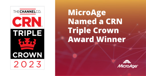 MicroAge Achieves CRN Triple Crown Status, an Award Recognition of Exceptional IT Market Leadership