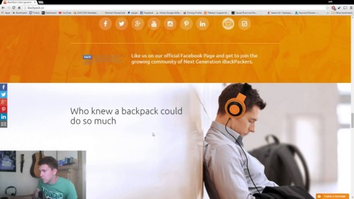 ibackpack: This new website is pretty good looking
