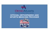 OrthoAtlanta an Official Partner of Chick-fil-A Peach Bowl