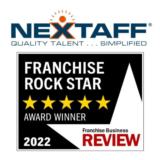 Nextaff's Dameon Hunt Recognized as a 2022 Franchise Rock Star by Franchise Business Review