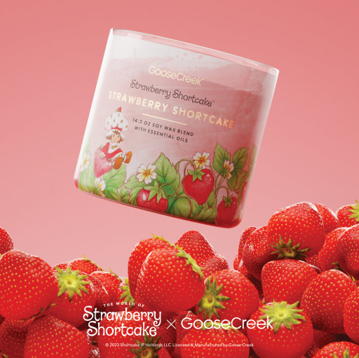 Strawberry Shortcake X Goose Creek Launches Scented Candle Collaboration