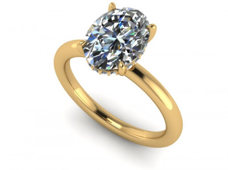 Ritani Oval Cut Engagement Ring