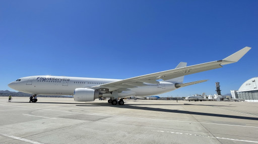 AELF FlightService Adds Fifth A330 to Fleet With Flexible Passenger-to-Cargo Configuration