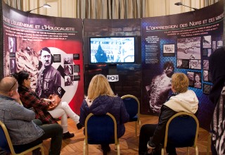 Guests learned about Nazi psychiatrists, who developed techniques  for the killing of mental patients deemed undesirable. Their  procedures were then exported to Hitler's extermination camps  for the murder of millions of Jews.