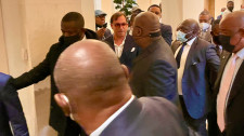 G999 Josip Heit and Kongo President Felix Tshisekedi at the G20 Summit Compact with Africa in Berlin