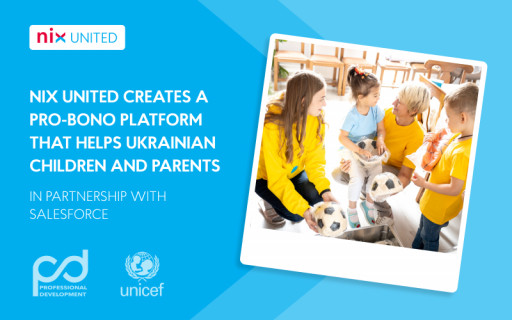 NIX United Creates Pro-Bono Platform That Helps Ukrainian Children and Parents