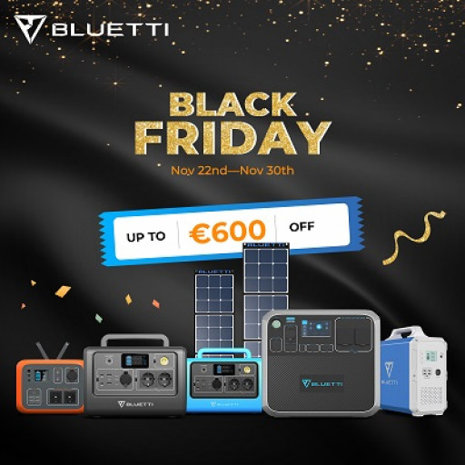 BLUETTI Launches Black Friday Sale on Power Stations, Solar Panels, and More