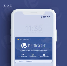 Zoe Financial & Perigon Wealth Management