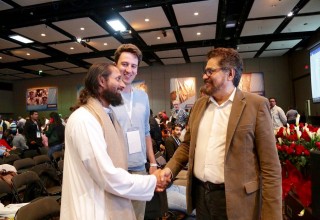 Swami Paramtej Greeted by Ivan Marquez of FARC