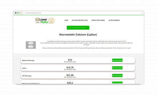 LowerMyRx Price Tool