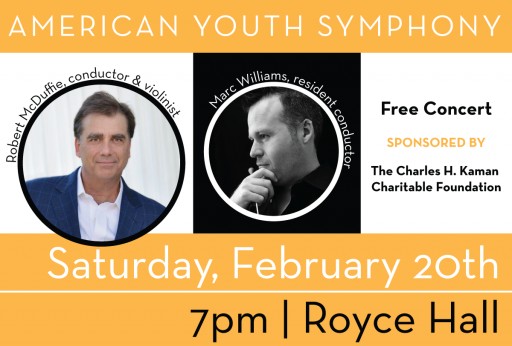 Famed Violinist Robert McDuffie Joins AYS to Perform a Work Written for Him by Iconic Composer Philip Glass