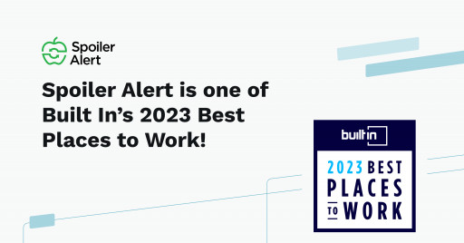 Spoiler Alert Earns Spot on Built In’s List of 2023 Best Places to Work