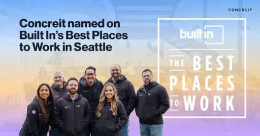 Built In Honors Concreit in 2023 Best Places to Work Awards