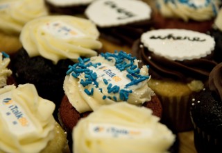 Cupcakes with iTalkBB's logo at the Chinese Heritage Night