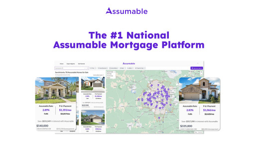 Assumable.io Launches a Nationwide Assumable Mortgage Platform Where Anyone Can Find & Buy Homes With an Assumable Mortgage