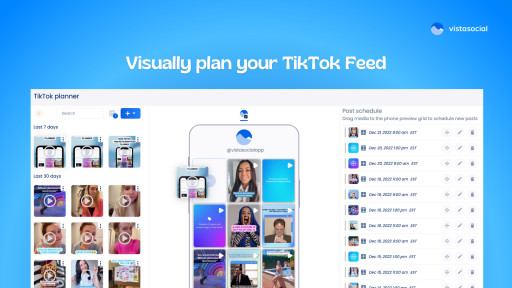 Vista Social Launches the First Ever TikTok Content Planner