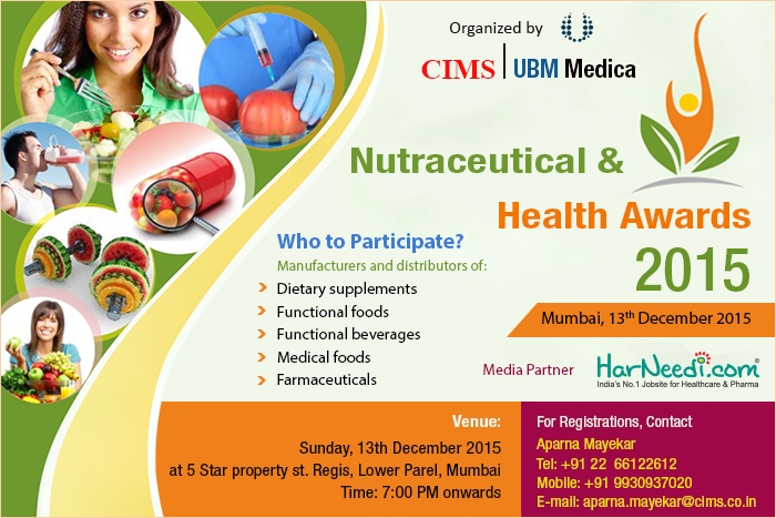 Nutraceuticals & Health Awards 2015 | Company Media Room of HarNeedi.com