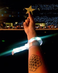Xylobands Lighting Up The Coldplay Tour 2017