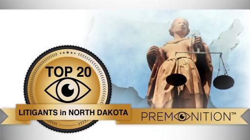 Premonition Analytics Report Names Gary A. Ficek North Dakota's Busiest Lawyer