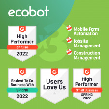 Ecobot's Spring 2022 G2 Badges