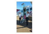 Mokulele Pilots lei passengers for King Kamehameha Day