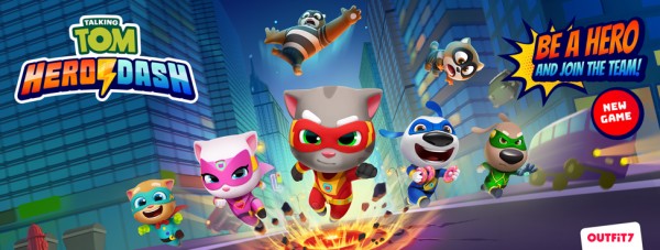 Outfit7's Talking Tom Hero Dash Game Has Arrived! | Newswire