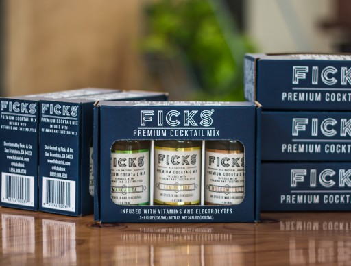 Ficks & Co. Shipping Vitamin & Electrolyte Infused Cocktail Mixers Nationwide for Holidays