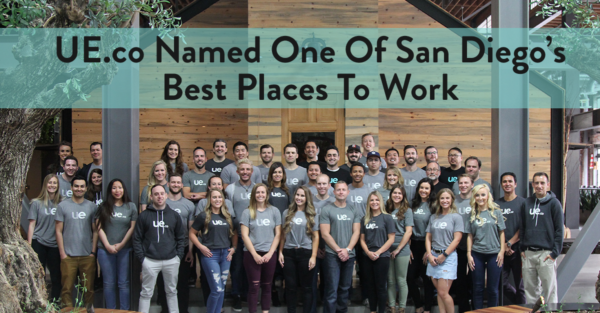 UE.co Named San Diego's Best Place to Work by San Diego Business