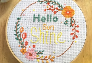 Happy modern cross stitch patterns - Leia Patterns Interview