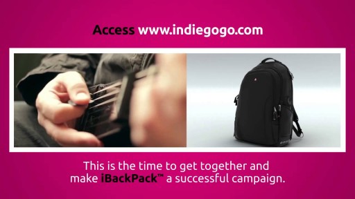 iBackPack - INDIEGOGO Pledge 2