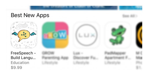 New App for Language Disorders Is First Special Education Tool to Be Featured First by Apple in Best New Apps