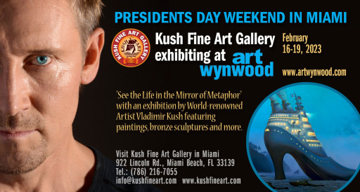 Vladimir Kush Presents ‘The Life in the Mirror of Metaphor’ in Art Wynwood Miami 2023