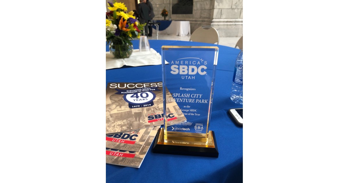 Splash City Adventure Park Wins St. SBDC Client of the Year Award Newswire