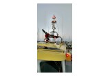 Orca Green Marine LX Classic Series LED Navigation Lights on a Fireboat.
