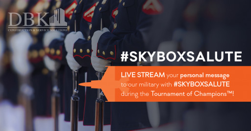 DBK Announces Skybox Salute 2022, a Military and First Responder Gratitude Digital Event, During Hilton Grand Vacations Tournament of Champions