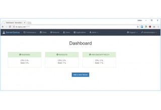 Server Genius New Dashboard Displays data of Multiple Servers