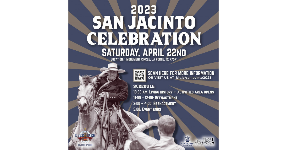 San Jacinto Museum and Battleground Announces San Jacinto Day