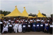 120 Christian ministers of the South African Vosrloorus Township received their certificates after completing all 19 Scientology Volunteer Ministers courses at a special graduation held by the Volunteer Ministers African Continental Cavalcade.