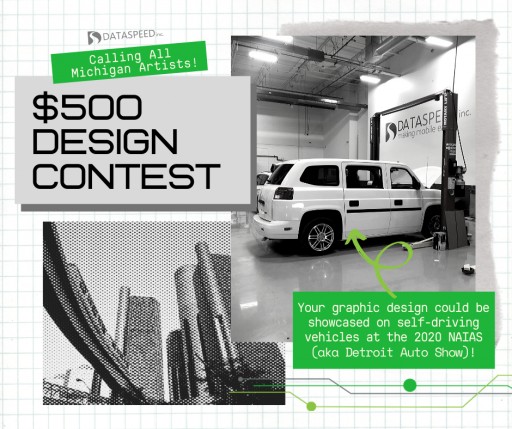 Dataspeed Inc. Holds Graphic Design Contest for Self-Driving Vehicles Being Demonstrated at the 2020 North American International Auto Show